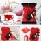 K KYMAKE Mothers Day Mom Gifts for Mom,Flowers Gifts for Women Girlfriend Wife Grandma Friends Sister Her,Artificial Flowers Teddy Bear with Bouquet,Greeting Card,Mother's Day Birthday Valentines